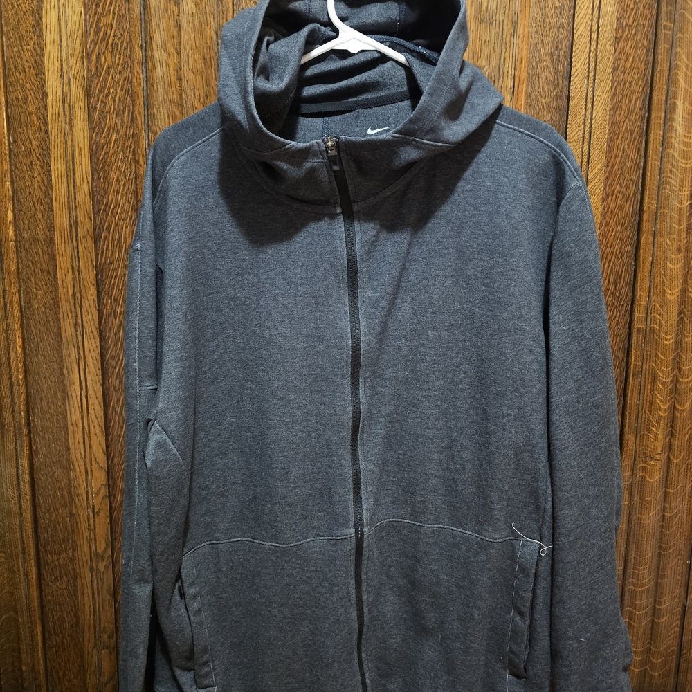 Nike Charcoal Zip-Up Hoodie